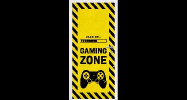 Deursticker Gaming - Quotes - Controller - Gaming zone - Game - 95x235 cm - Deurposter