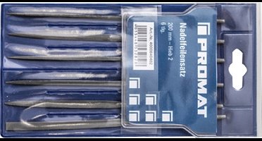 Promat Naaldvijlset - 200 mm - 6-delig - 400840402