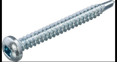 Proftec 5249.01.29120 Schroef zelfborend - Cilinderkop binnenvierkant - DIN 7504N - Verzinkt - 4.2 x 25mm (200st)