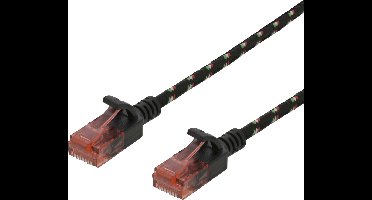 Deltaco UUTP-1313 netwerkkabel Zwart 2 m Cat6a U/UTP (UTP)