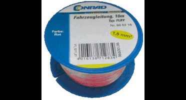 Conrad Components 606216 Voertuigsnoer FLRY-B 1 x 1.50 mm² Rood 10 m