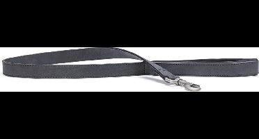 Beeztees Balacron Ax Hondenriem Kunstleer - Zwart - 100 cm x 25 mm