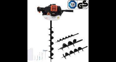 vidaXL - Grondboor - oranje