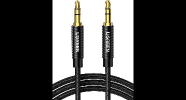 UGreen 3.5mm Audio Jack kabel 1 meter - zwart - 2x Male aansluitingen