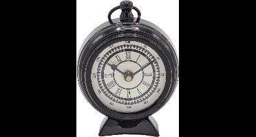 Deco4yourhome® - Tafelklok - Zwart - Metaal - Staande klok