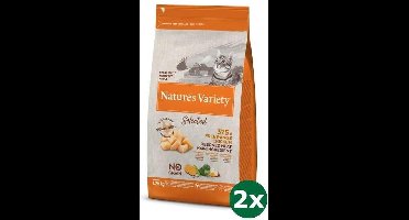 Natures variety selected sterilized free range chicken kattenvoer 2x 1,25 kg
