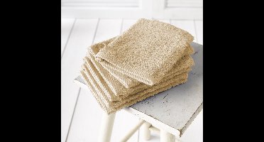 De Witte Lietaer Washandjes Helene Sand 15 x 21 cm - 6 stuks - Katoen