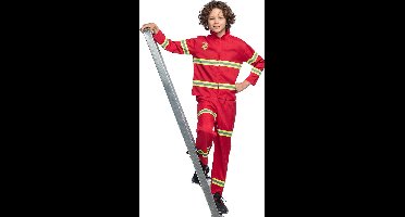 Boland - Kostuum Brandweerman (7-9 jr) - Kinderen - Brandweerman - Brandweer