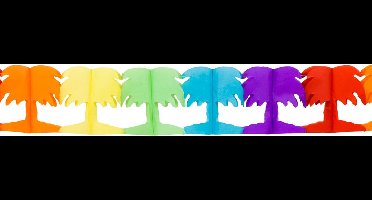 Boland - Papieren slinger Palmboom - Tropisch - Hawaii - Zomer - Themafeest - Verjaardag - Kinderfeest