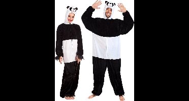 Boland - Volwassenenkostuum Panda pluche - Multi - One size - Volwassenen - Panda