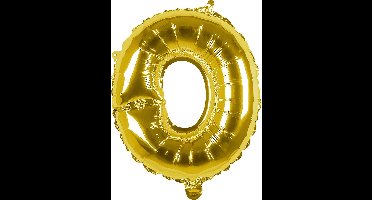 Boland - Folieballon 'O' goud O - Goud - Letterballon