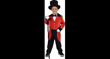 Magic Design Verkleedjas Circus Directeur Junior Rood Mt 116