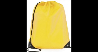 New Age Devi - Gymtas Met Rijgkoord - Nylon Rugzakjes – Nylon Rugzak –  Geel