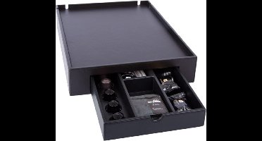 Hospitality Tray Roootz Napoli | Capsulehouder Nespresso| Koffie Tray | Zwart Kunstleer |