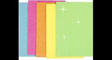 Foam vellen - Diverse Kleuren - DIY, Knutselen, Decoratie - Dikte 2mm - A5 - 150x210mm - 5 vellen