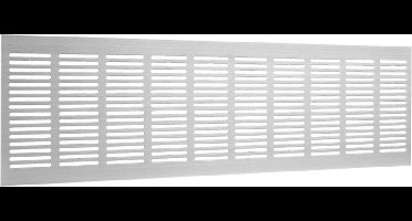 Nedco BV Plintrooster 1000x130mm aluminium F1 aluminium geanodiseerd