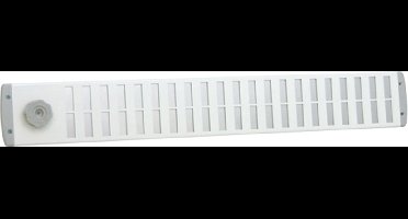 Nedco BV Bold Line schuifrooster 650x90mm aluminium wit