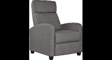 Slaapfauteuil- Slaapstoel - Slaapbank 1 Persoons - Zetelbed - Logeerbed - Grijs