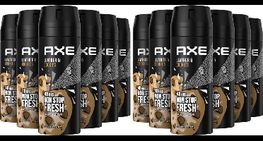 AXE Deodorant / Bodyspray - Collison Leather&Cookies - 12 x 150 ml