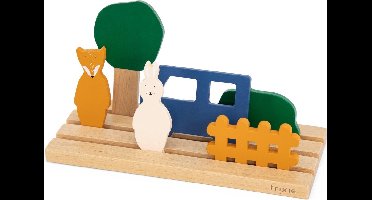 Trixie Houten Ruimtelijk Inzicht spel - Dierenpuzzel - Leuk voor Kinderen vanaf 18m+ - Stimuleert Ruimtelijk Inzicht - Voor Jongens en Meisjes