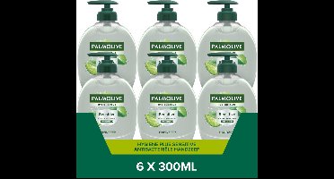 Palmolive Hygiene Plus Sensitive antibacteriële handzeep - 6 x 300ml - Hydrateert en verzorgt de huid - Voordeelverpakking