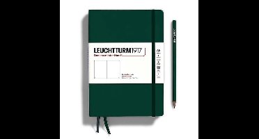 Leuchtturm1917 A5 Medium Natural Colours Notitieboek blanco Forest Green - Notebook - 4004117625923