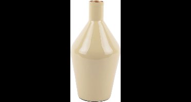 Present Time Vaas Ivy Bottle Cone - Bruin - Ø10cm - IJzer - Modern - Bloemenvaas - Woondecoratie - Decoratieve vaas voor woonkamer of slaapkamer - Moederdag - Moederdag cadeautje - Moederdag cadeau voor mama