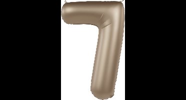 Folat - Folieballon Cijfer 7 Starlight Gold - 86 cm