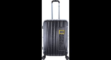 National Geographic Harde Koffer / Trolley / Reiskoffer - 67 cm (Medium) - Canyon - Zwart - Zwart / Medium