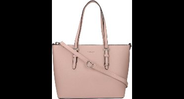 Flora & Co Grote Shopper / Schoudertas - Dames - Saffiano - Nora - Pastelroze