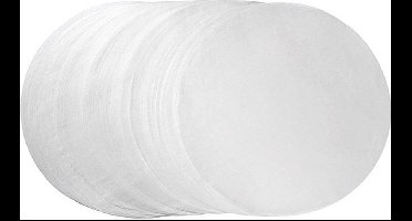 100x Papieren Liners, Rond - 15 cm