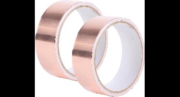 Benson Kopertape - 2x - zelfklevend - tegen slakken en mieren - 3 x 410 cm - slakkentape