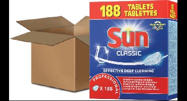 Sun vaatwastabletten Classic professional 188 stuks - XXL voordeelbox