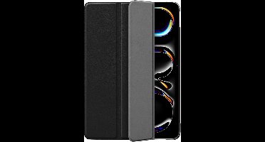 Just in Case tablet Hoes geschikt voor iPad Pro 13 (2025 / 2024) M5 / M4 - TriFold Bookcase - Zwart