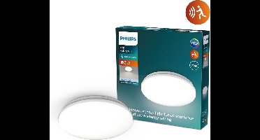 Philips Acuna plafondlamp - 21W - Helderwit licht - Ingebouwde bewegingssensor