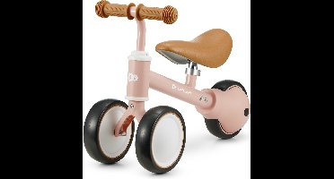 Kinderkraft CUTIE Driewieler Loopfiets – Vanaf 1 jaar – Lichtgewicht 1,8 kg – Verstelbaar Zadel – EVA Wielen – Antislip Handgrepen – Lichtroze