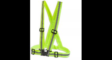 Lynx Reflectieharnas - Geel - Uitstekende reflectie