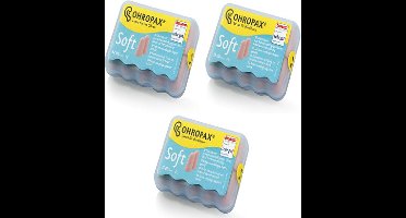 Ohropax Geluiddempers Soft 3x10 stuks