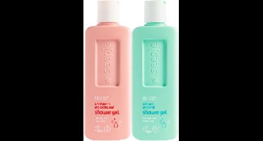 Seepje Witte Perzik en Cederhout + Eikenmos en Neroli Douchegel Pakket