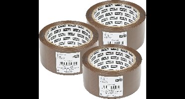 Benson Verpakkingstape - 5x - bruin - 48mm x 66m - verpakkingsbenodigdheden voor kantoor/thuis