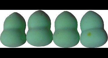 4x Beauty blender groen met beschadigingen