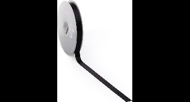 Taftband Stofband Zwart 10mm 100mtr