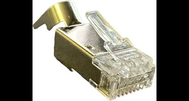 LogiLink Patchstekker RJ45 Cat7A Shielded - 10 stuks - UTP stekker - Losse Stekker - Ethernet