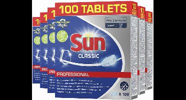 Sun Professional Vaatwastabletten Classic Pro Formula - 6 x 100 stuks - Voordeelverpakking