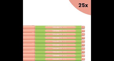 25x Fineliner Schneider Line-Up 0 - 4mm apricot