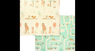 Baby Ono 180 x 200 cm Educatieve Omkeerbare Speelmat