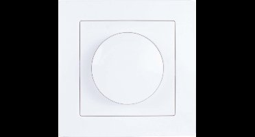 Benson Inbouwdimmer - LED - 5-100W - Wit - Met Afdekraam - 81x81x55 mm