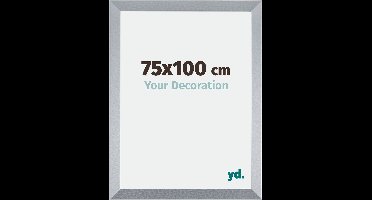 Your Decoration - Fotolijst 75x100 cm - MDF - Zilver Glans - Catania