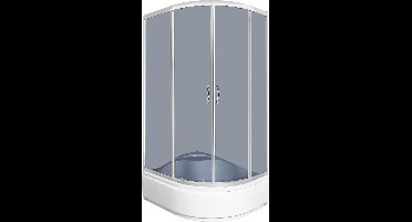 Sanifun douchecabine Kevana 1000 x 800 grafiet