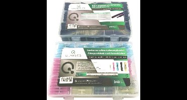 Quadrios 2107C407 Stootverbinder 0.3 mm² 6 mm² Volledig geïsoleerd Zwart, Transparant 1140 stuk(s)